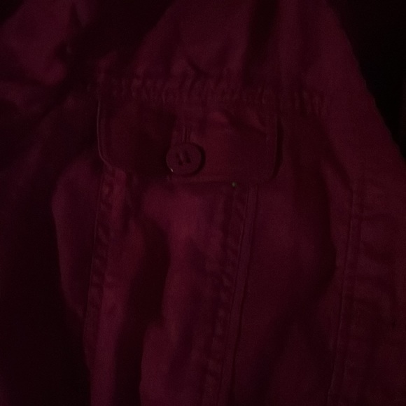 Red Button Up - Picture 4 of 5